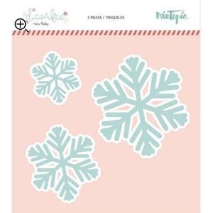 RARE Mintopia Snowflake Metal Cutting Dies Diciembre Troquel Copos-2